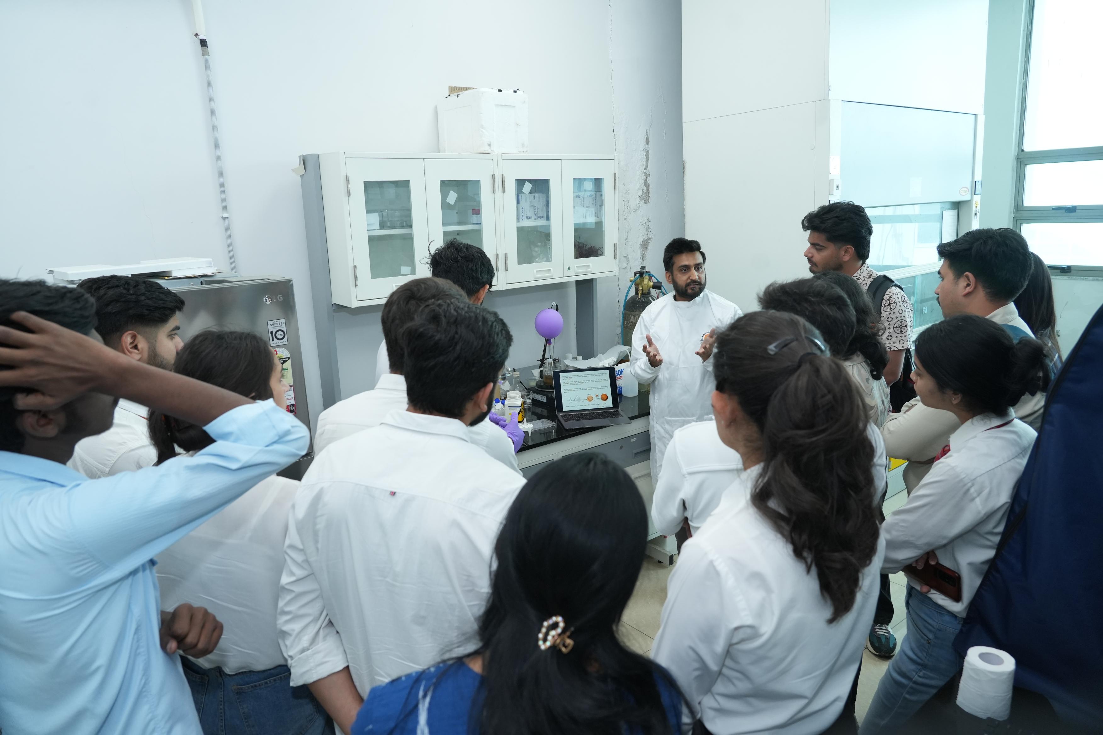 Latest update: Chandigarh College of Pharmacy Students visited INST