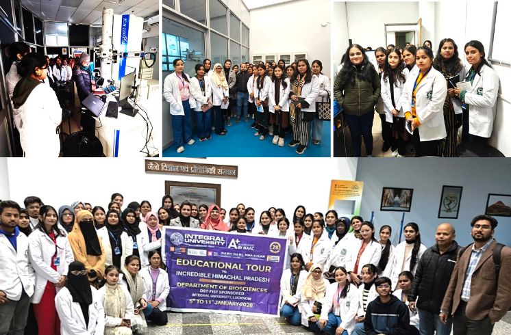 Latest update: Bioscience Deptt., Integral University, Lucknow, Education visit to INST