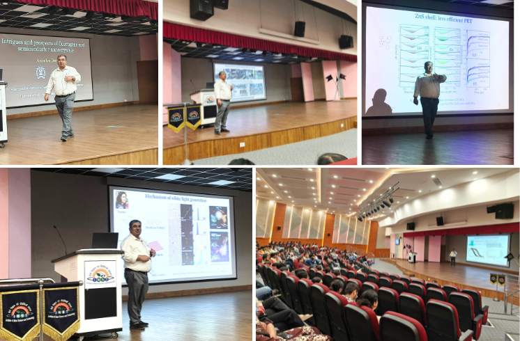 Latest update: A Colloquium talk by Prof. Anindya Datta, Director, INST, Mohali