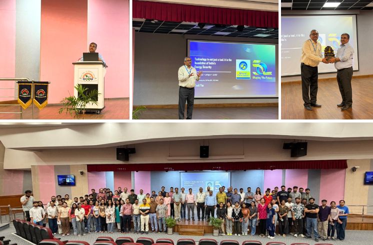 Latest update: Technology Day Lecture by Dr. Bharat Newalkar, Head-R&D, BPCL