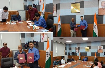 Signing of MoU INST and IIT Mandi